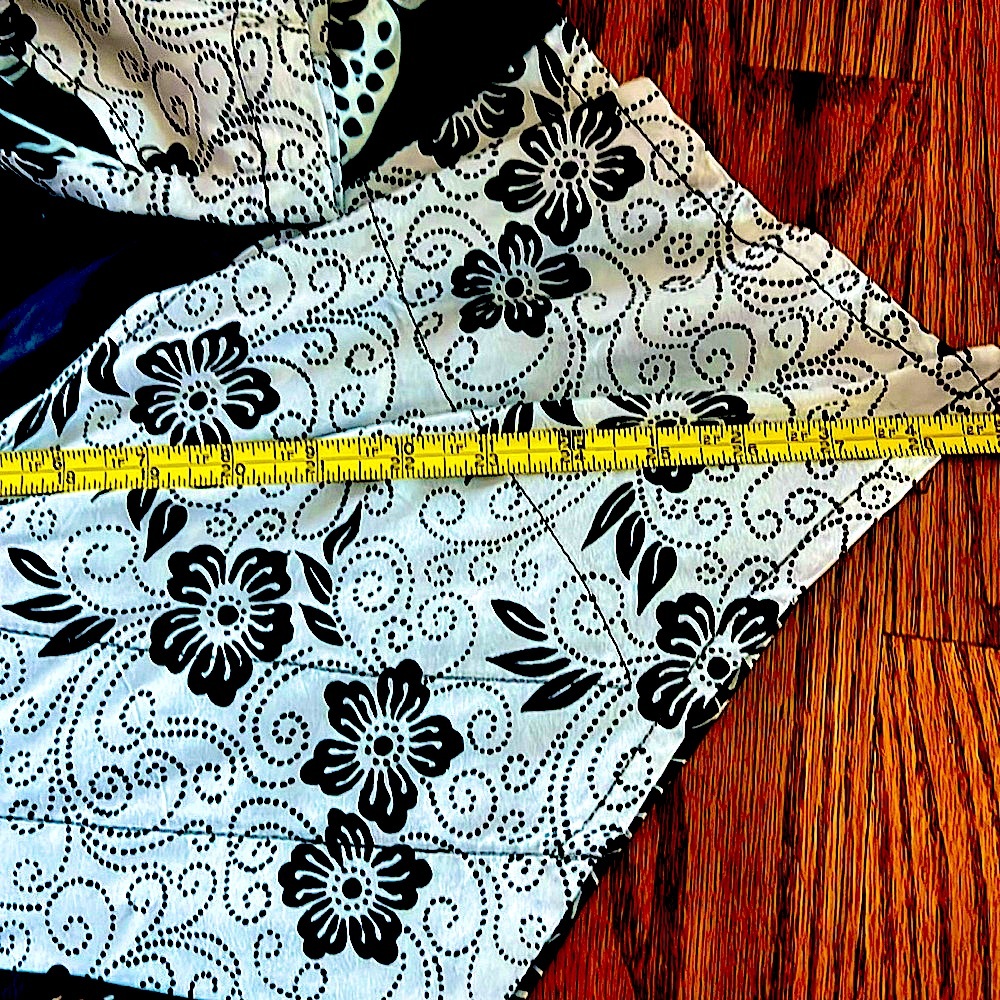 PristineWILDTHING CHICO Of CAWhiteBlackSoftTealGeomatric&Flower L/XL.Versatile - Picture 12 of 13